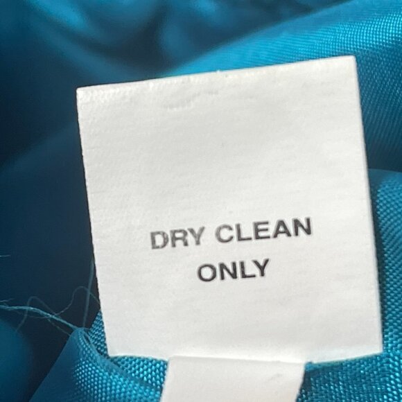 Vintage Dress Neiman Marcus Blue Silk Cocktail Formal Mini Bubble Retro - Picture 9 of 10